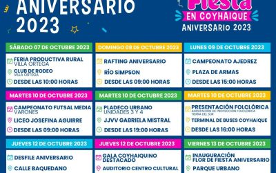 ANIVERSARIO COYHAIQUE 2023 «FLOR DE FIESTA»